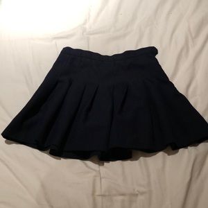 Navy Blue American Apparel Circle Skirt